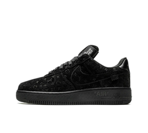 Tênis Nike Air Force 1 x Louis Vuitton 'By Virgil Abloh Black' Preto