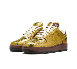 Tênis Nike Air Force 1 x Louis Vuitton 'By Virgil Abloh Metallic Gold' Dourado – foto 3