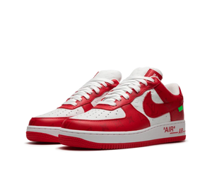 Tênis Nike Air Force 1 x Louis Vuitton 'By Virgil Abloh White Red' Vermelho – foto 3