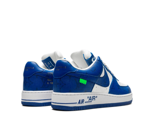 Tênis Nike Air Force 1 x Louis Vuitton 'By Virgil Abloh White Royal' Azul – foto 4