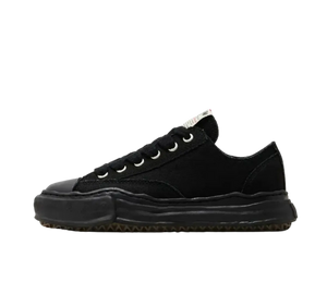 Tênis Maison Mihara Yasuhiro Peterson OG Sole Canvas Low 'Triple Black' Preto