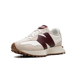 Tênis New Balance 327 'Moonbeam Classic Bugundy' Bege / Vinho – foto 2