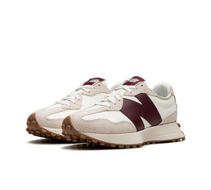 Tênis New Balance 327 'Moonbeam Classic Bugundy' Bege / Vinho – foto 3