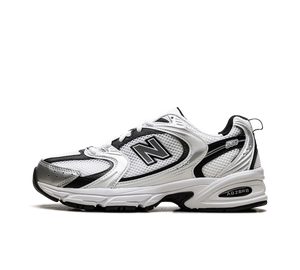 Tênis New Balance 530 Feminino 'White Silver Metallic Black' Branco / Prata – vista lateral