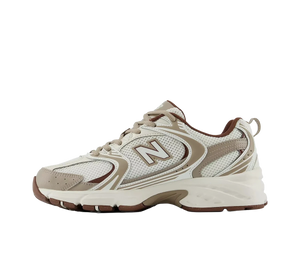 Tênis New Balance 530 'Sea Salt Driftwood' Bege / Marrom – vista lateral
