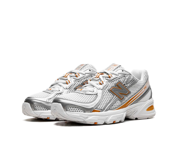 Tênis New Balance 740 'Classic Orange' Cinza / Laranja