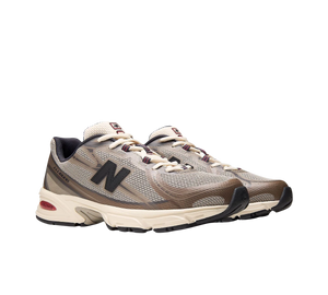 Tênis New Balance 740N x JJJJound 'Paper White Stoneware' Branco / Bege – par de frente