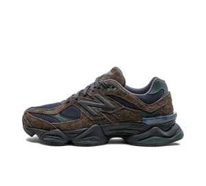 Tênis New Balance 9060 'Beef and Broccoli' Marrom / Preto – vista lateral