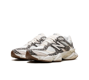 Tênis New Balance 9060 'Beige Brown Leopard Print' Bege – foto 3
