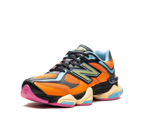 Tênis New Balance 9060 'Sun Glow' Laranja / Preto – foto 2