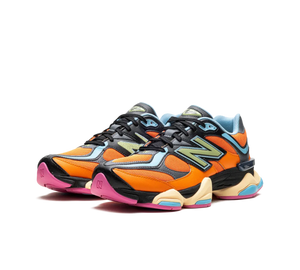 Tênis New Balance 9060 'Sun Glow' Laranja / Preto – foto 3