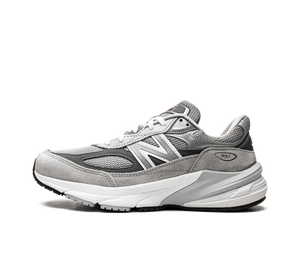Tênis New Balance 990v6 MiUSA 'Grey' Cinza – vista lateral