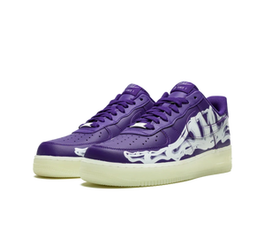 Tênis Nike Air Force 1 Low 'Purple Skeleton Halloween' Roxo – foto 3