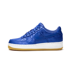Tênis Nike Air Force 1 Low x Clot 'Blue Silk' Azul
