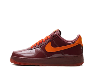 Tênis Nike Air Force 1 Low 'Patent Leather Dark Team Red Safety Orange' Vermelho / Laranja