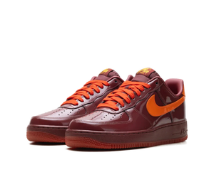 Tênis Nike Air Force 1 Low 'Patent Leather Dark Team Red Safety Orange' Vermelho / Laranja – foto 3