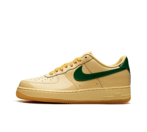 Tênis Nike Air Force 1 Low 'Patent Leather Topaz Gold Pine Green' Amarelo / Verde