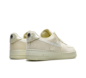 Tênis Nike Air Force 1 Low x Stussy 'Fossil' Bege – par, vista traseira