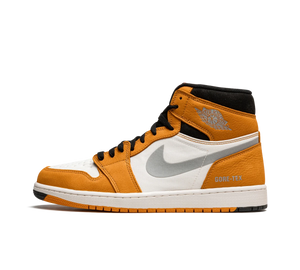 Tênis Nike Air Jordan 1 Element Gore-Tex 'Light Curry' Amarelo – vista lateral