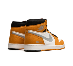 Tênis Nike Air Jordan 1 Element Gore-Tex 'Light Curry' Amarelo – par, vista traseira
