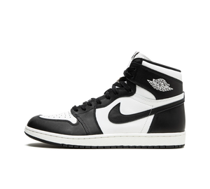 Tênis Nike Air Jordan 1 High 85 Masculino 'Black/White' Preto / Branco – vista lateral
