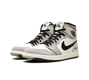 Tênis Nike Air Jordan 1 High Element Gore-Tex 'Sail' Bege – par, vista frontal