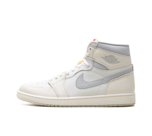 Tênis Nike Air Jordan 1 High OG Masculino 'Sail/University Red' Branco / Vermelho – vista lateral