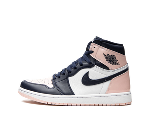 Tênis Nike Air Jordan 1 High OG Feminino 'Bubble Gum' – vista lateral
