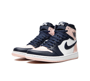 Tênis Nike Air Jordan 1 High OG Feminino 'Bubble Gum' – par visto de frente