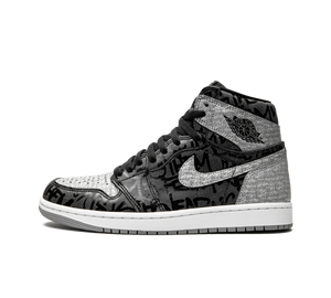 Tênis Nike Air Jordan 1 High OG Masculino 'Rebellionaire' Preto / Cinza – vista lateral