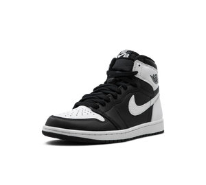 Tênis Nike Air Jordan 1 High OG Masculino 'Reverse Panda' Preto / Branco – 3/4 frente