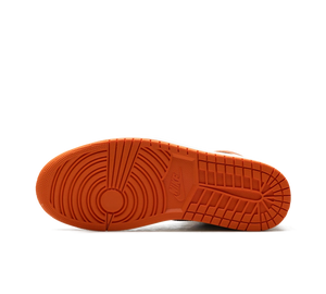Tênis Nike Air Jordan 1 High OG Masculino 'Shattered Backboard' Preto / Laranja – solado