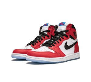 Tênis Nike Air Jordan 1 High OG Masculino 'Spider-Man: Origin Story' – par, vista frontal
