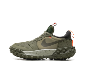 Tênis Nike Air Jordan 1 Low Element Gore-Tex 'Medium Olive' Verde Oliva – vista lateral