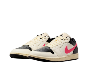 Tênis Nike Air Jordan 1 Low 'Flight Club' Bege / Preto – par de frente