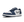 Tênis Nike Air Jordan 1 Low SB 'Midnight Navy' Azul / Branco – vista 3/4 frontal