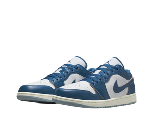 Tênis Nike Air Jordan 1 Low SE 'Industrial Blue' Azul / Branco – vista frontal