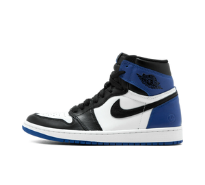 Tênis Nike Air Jordan 1 Retro High OG 'Fragment' Preto / Azul – vista lateral