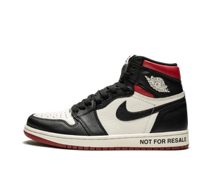 Tênis Nike Air Jordan 1 Retro High OG Masculino 'Not For Resale' Preto / Vermelho – vista lateral
