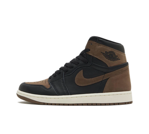 Tênis Nike Air Jordan 1 Retro High OG Masculino 'Palomino' Preto / Marrom – vista lateral