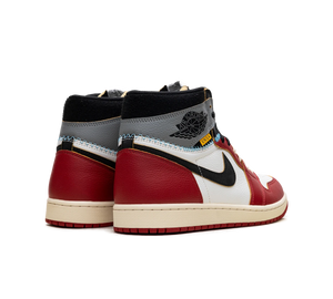 Tênis Nike Air Jordan 1 Retro High OG x Union LA Masculino 'I'm Back' Vermelho / Branco – par, vista traseira