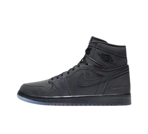 Tênis Nike Air Jordan 1 Retro High Zoom 'Fearless' Preto / Vermelho – vista lateral