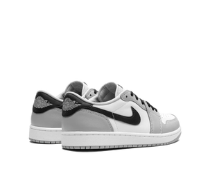 Tênis Nike Air Jordan 1 Low OG 'Barons' Cinza / Branco – foto 4