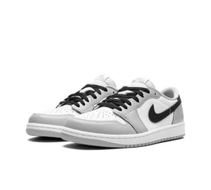 Tênis Nike Air Jordan 1 Low OG 'Barons' Cinza / Branco – foto 3
