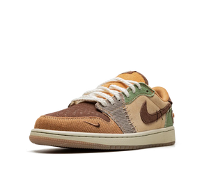 Tênis Nike Air Jordan 1 Low OG x Zion Williamson 'Voodoo' Marrom / Verde – foto 2