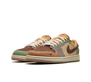 Tênis Nike Air Jordan 1 Low OG x Zion Williamson 'Voodoo' Marrom / Verde – foto 3