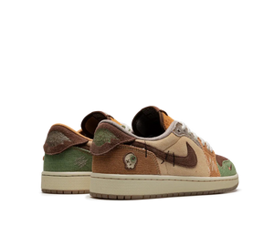 Tênis Nike Air Jordan 1 Low OG x Zion Williamson 'Voodoo' Marrom / Verde – foto 4