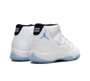 Tênis Nike Air Jordan 11 Retro 'Legend Blue' Branco / Azul – par de costas
