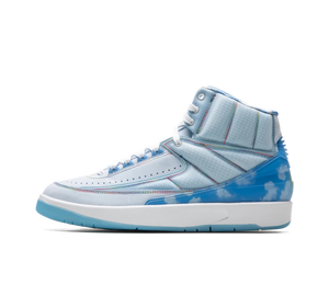 Tênis Nike Air Jordan 2 'J Balvin' Azul – vista lateral