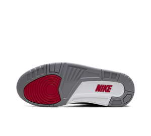 Tênis Nike Air Jordan 3 'Black Cement' Preto / Cinza – solado